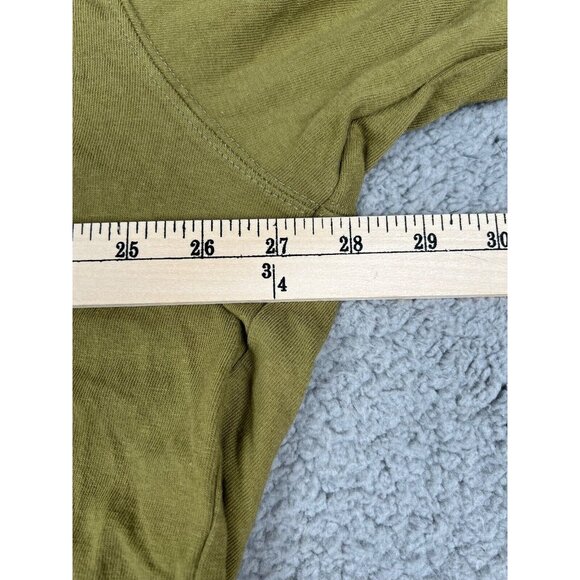 Duluth Trading Shirt Mens XL Olive Green Longtail T Relaxed Fit Cotton - Picture 6 of 12